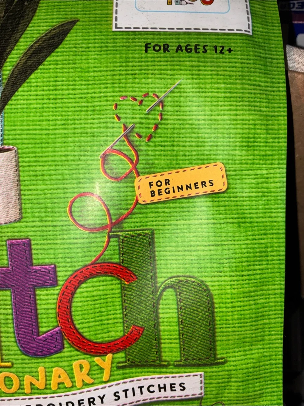 Stitch Dictionary Embroidery Guide - Green